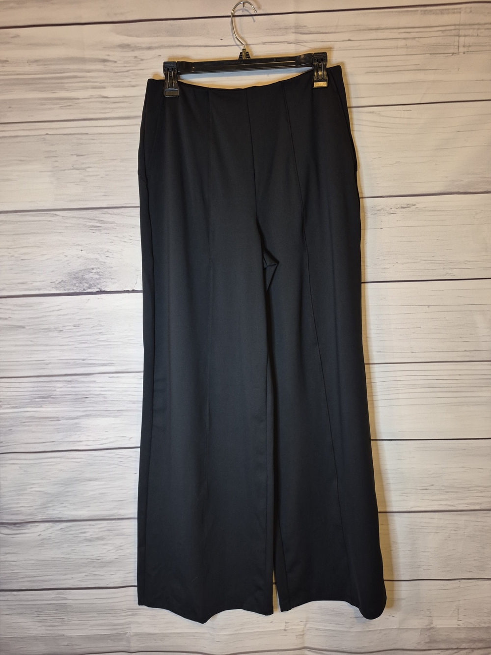 Old Navy Black Women's Wide-Leg Powersoft Go-Dry Pants Stretch M